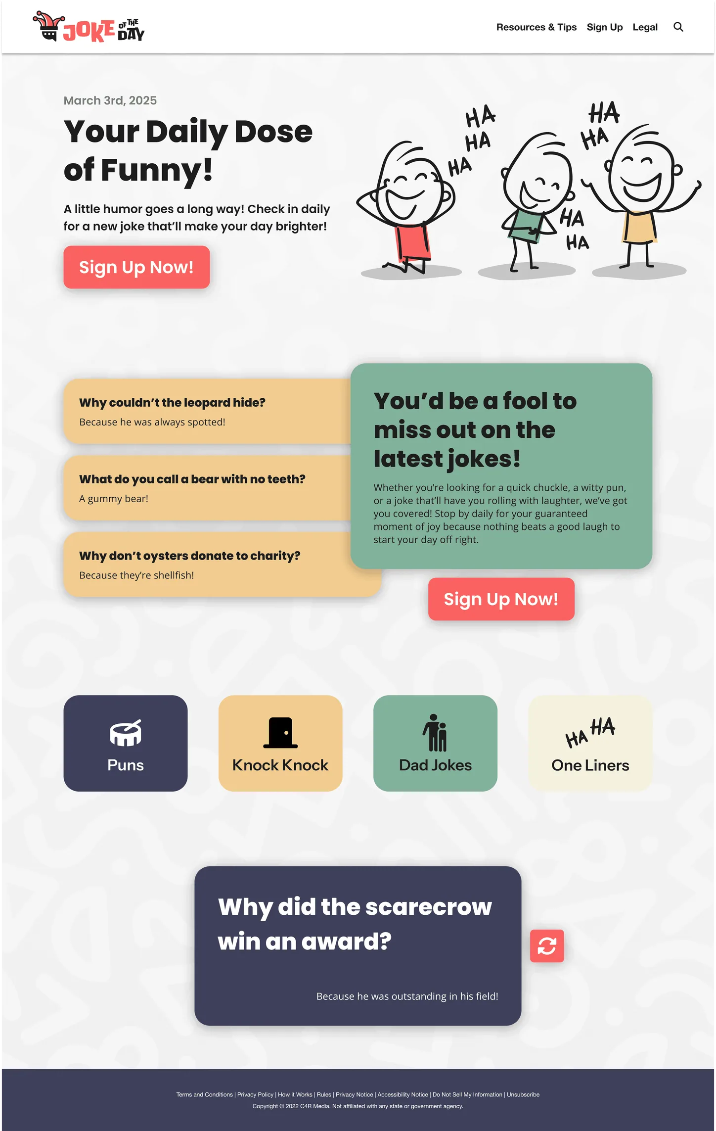 Desktop landing page 3