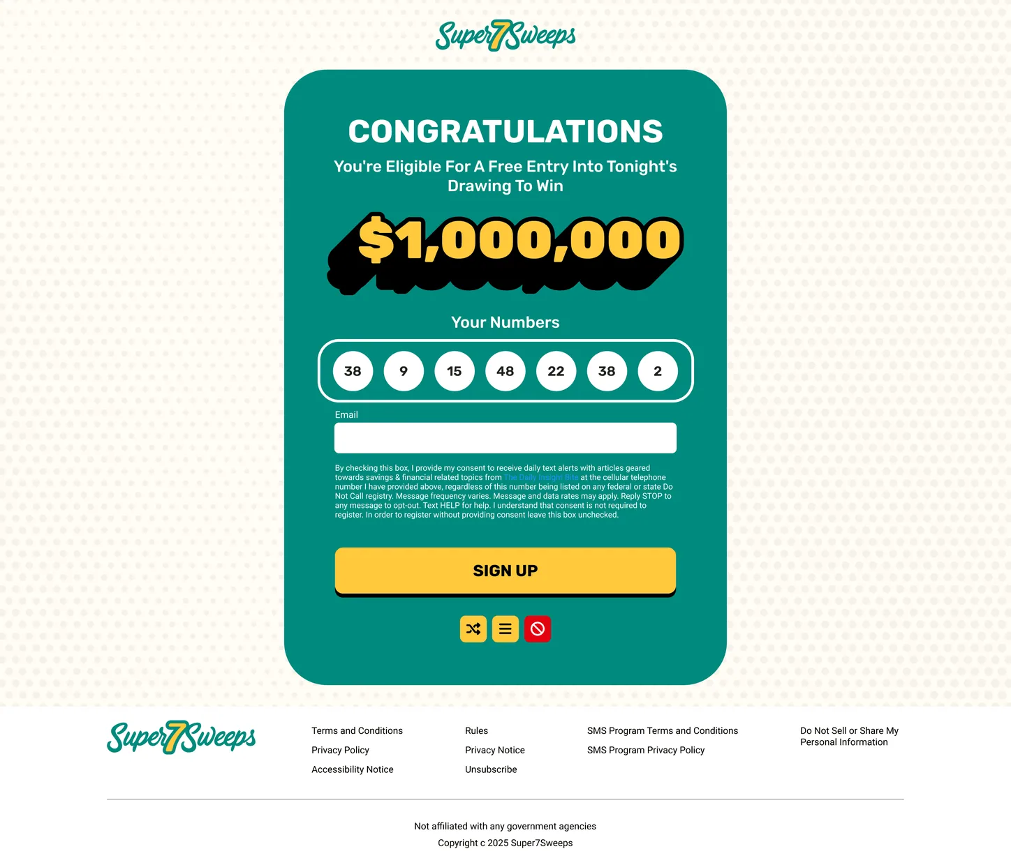 Desktop landing page 6