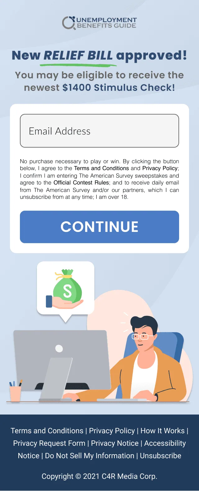 Mobile landing page 5